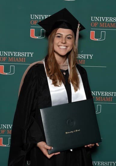 Grado de Catalina en la Universidad de Miami